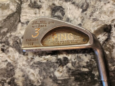 Ping Karsten III 3 Iron, Black Dot, Stiff Steel Shaft, Right Hand