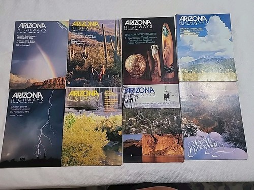 Vintage Arizona Highways 1986 - 8 Issues - Jan Apr May Jun Aug Oct Nov Dec Vintage Arizona Highways 1986 - 8 Issues - Jan Apr May Jun Aug Oct Nov Dec