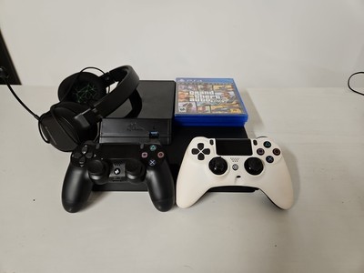 6.72 PS4 Slim + 2 TB HDD + Steelseries Headset + Scuf Impact Controller (White)