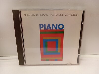 Morton Feldman / Marianne Schroeder - Piano (CD, 1989, hat ART) Switzerland