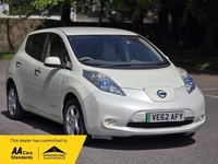 2012 Nissan LEAF 24kWh Hatchback 5dr Electric Auto (107 bhp) Electric