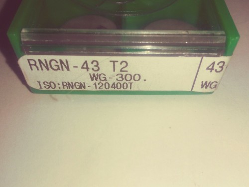 GREENLEAF RNGN-43 T2 WG-300 CERAMIC INSERTS   10 PCS