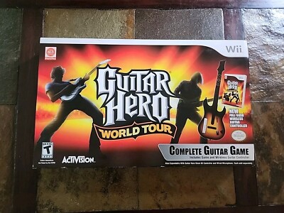 Guitar Hero: World Tour Complete Guitar Game Bundle (Wii) - New [OPEN BOX]