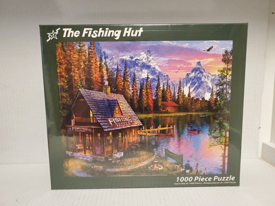 The Fishing Hut 1000 Piece Puzzle New