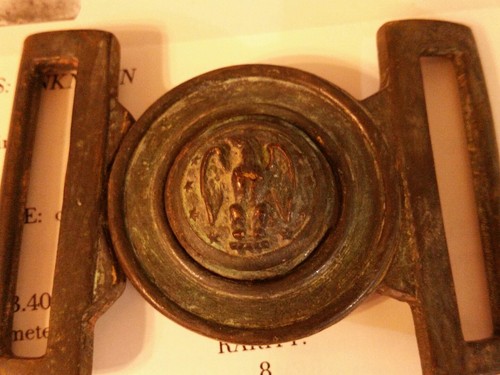 Civil war confederate belt buckle