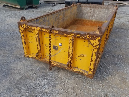 BISHOP LIFTING PRODUCTS 4,000# CAP SKIP PAN MATERIAL BASKET CRANE