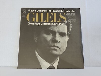 Eugene Ormandy/ Giles Chopin Piano Concerto No. 1 in E Minor COLUMBIA Sealed NM