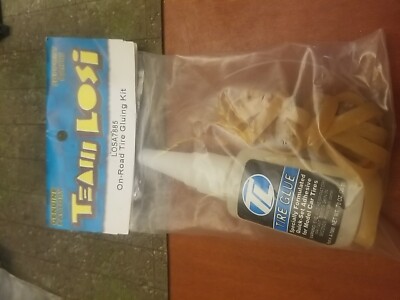 Team Losi Racing Losa7885 Tire Glue .7oz With Rubber Bands