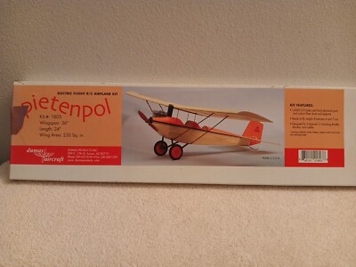 24'' Long 36'' Wingspan Pietenpol Wooden Aircraft Kit (suitable for elec R/C)