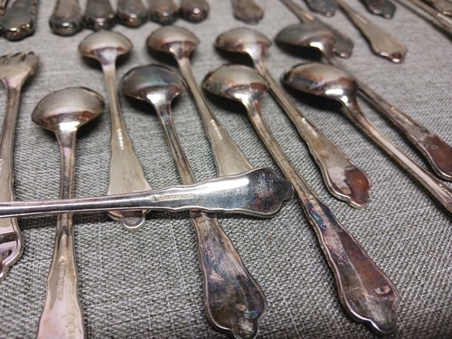 Berndorf Royal Chippendale cutlery Silverplate Flatware 42 pieces