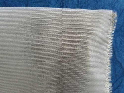 vtg 80's Fabric Taffeta pastel stripe  3 yd