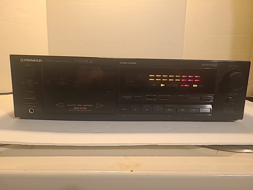 ★PIONEER STEREO CASSETTE DECK CT-7 【品１】 Pioneer CT-7 Stereo Cassette Deck Used Large VU Meters