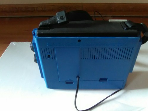Vintage Red GE General Electric POWER SOUND 8 Track Portable Player 3-5502