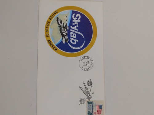 Skylab Cloth Back Patch And First Day Cover