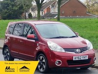 2012 Nissan Note 1.6 N-Tec+ 5dr Auto MPV PETROL Automatic