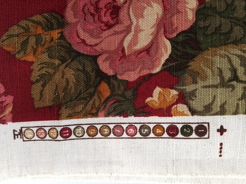 Raymond Waites Lucia Multi Color Floral Rose Red Decorator -100