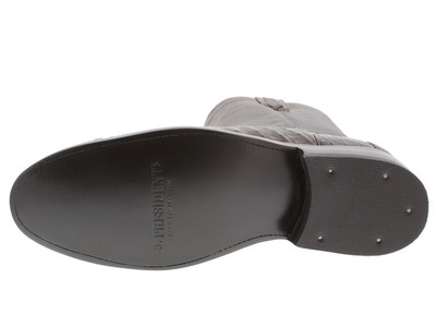 Pre-owned Western Mens Brown Cowboy Boots Crocodile Hornback Exotic Skin  Wear Roper