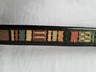 Vintage M&F Hand Woven Indian Blanket Black Leather Belt No Buckle Size 38