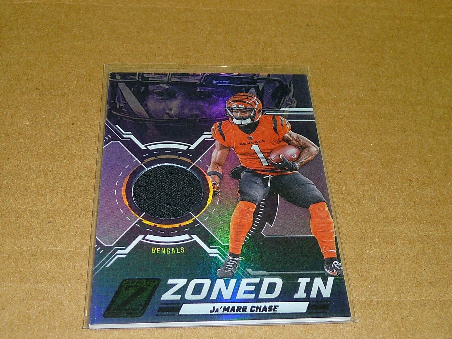 2023 Panini Zenith JA'MARR CHASE ZONED IN JERSEY BENGALS