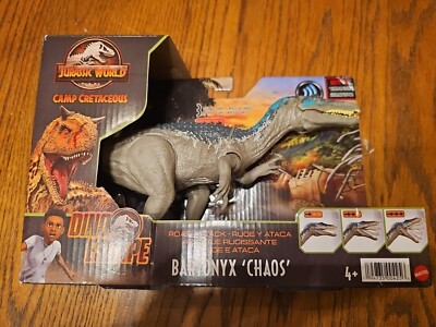 Dino Escape Jurassic World Baryonyx 'Chaos' Dinosaur w/ Roar BRAND NEW in BOX