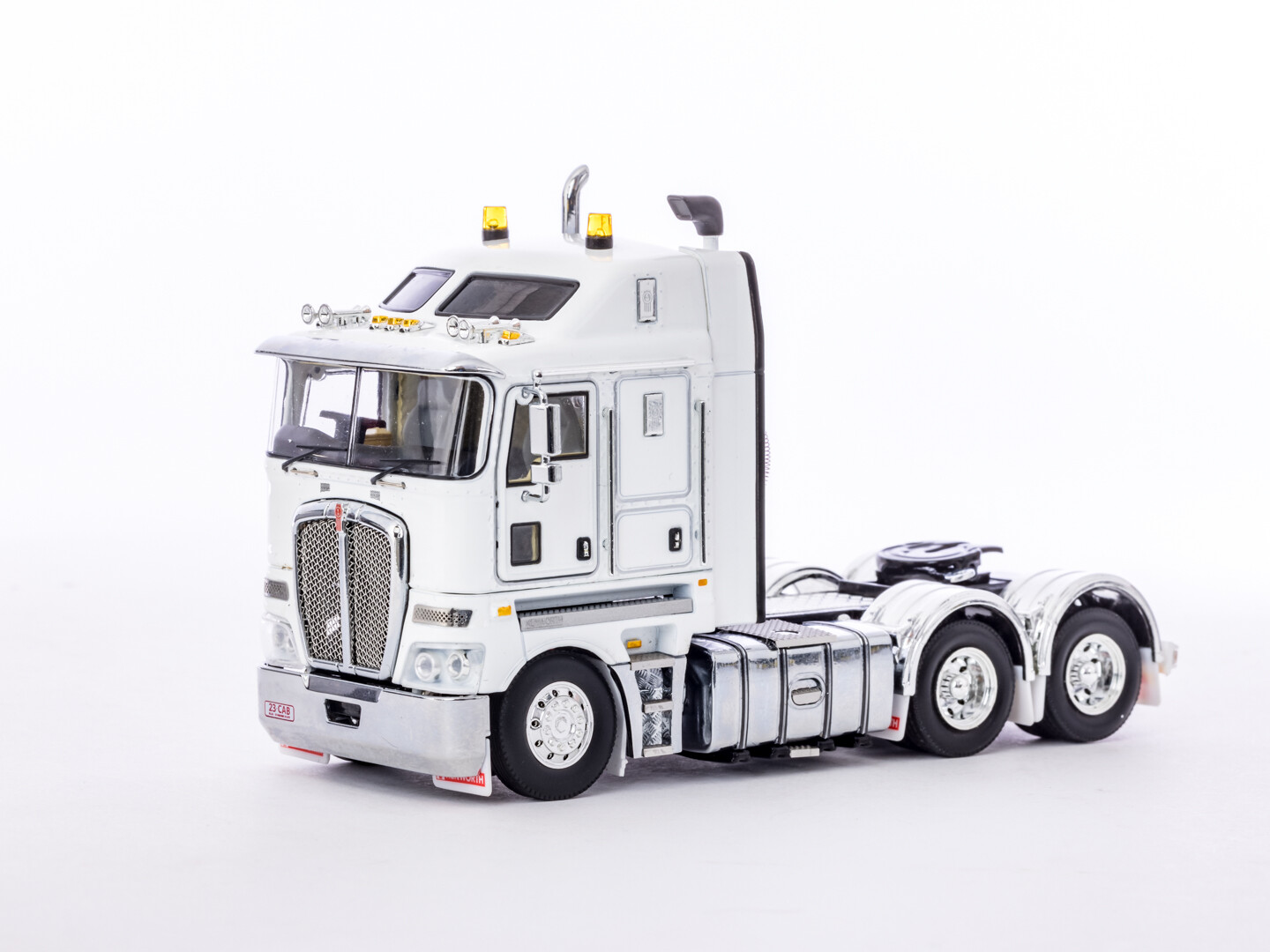 Kenworth K200 2.3 Cab Prime Mover Truck White/Black Drake 1