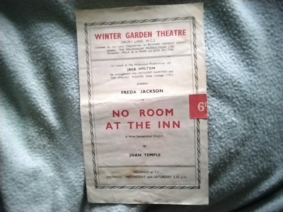 NO ROOM AT THE INN / DORA BRYAN &  FREDA JACKSON  - 1946 @ WINTER GARDENS