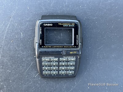Authentic CASIO DBC-30 Data Bank Telememo 50 Illuminator - Black Case Bezel ONLY