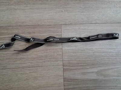 RUBAN 1,21 mètre HERMES PARIS coton luxe authentique NEUF bolduc