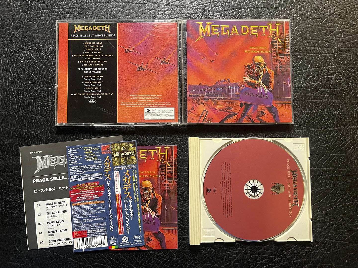 Megadeth - Peace Sells But Who's Buying JAPAN CD W/OBI TOCP
