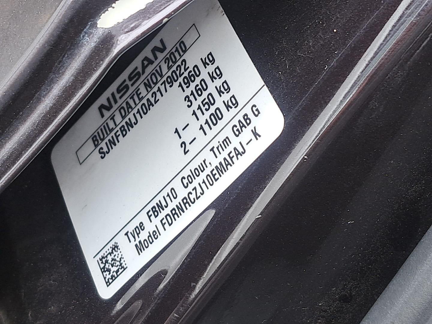 NISSAN DUALIS 2010-2014 RADIATOR SUPPORT J10, 01/10-05/14 - thumbnail 11