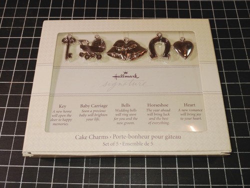 Hallmark Signature Victorian Cake Charms Set of 5 Wedding Marriage New in Box