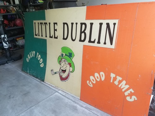 Vintage Irish Bar Sign 