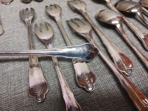 Berndorf Royal Chippendale cutlery Silverplate Flatware 42 pieces