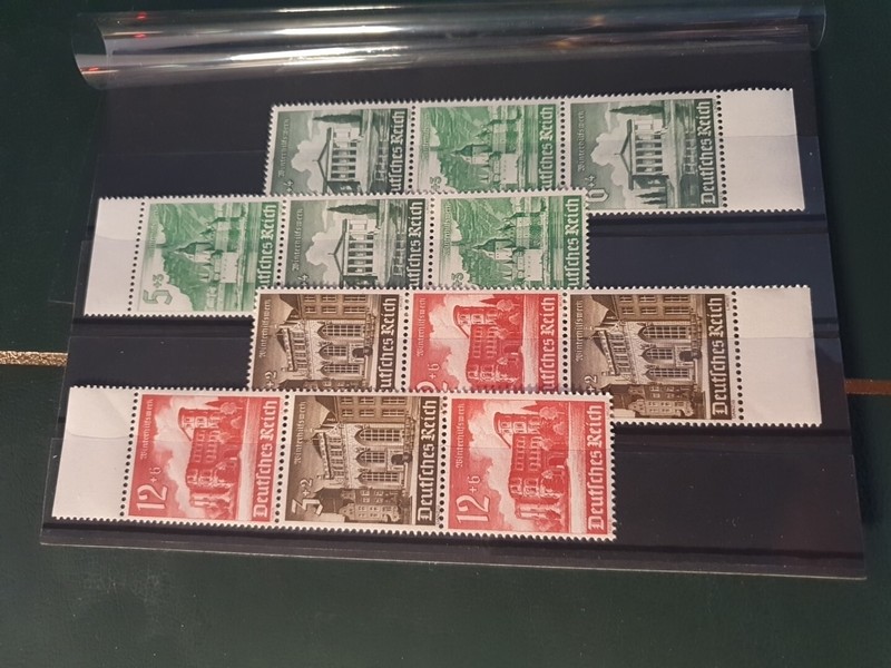 Deutsches Reich Zusammendruck Zd S259 S261 S267 S269 Postfrisch Or Ur RÃNder #57