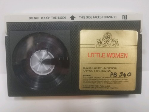 Lot of 2 Vintage  BETAMAX BETA tapes Little Women and A Little Romance