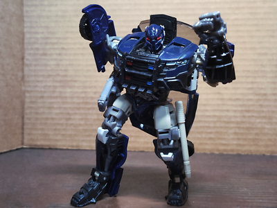 激レア　プラシパラトカ　ネイビー　デッドストック　軍幕 Transformers The Last Knight BARRICADE Complete Deluxe Tlk