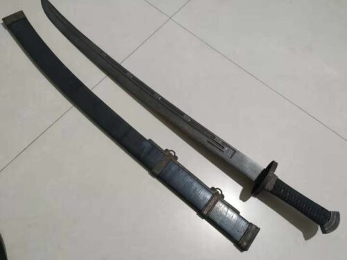 Collectable Chinese Qing Dao" Sword Sharp old Sharp Blade Rare