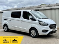 2019 Ford Transit Custom 2.0 300 EcoBlue Limited Crew Van Auto L2 H1 Euro 6 (s/s