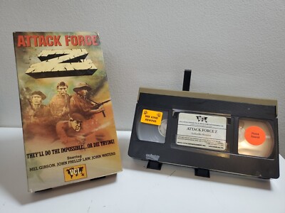 Attack Force Z (VHS, 1984, Media) Mel Gibson, John Waters, John Phillip Law