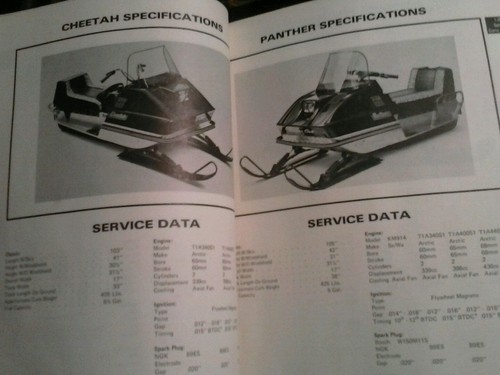 Artic Cat Puma Cheetah Lynx Panther Snowmobile Service Manual