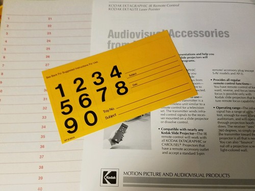 Kodak Carousel Transvue 80 Slide Tray with the Box