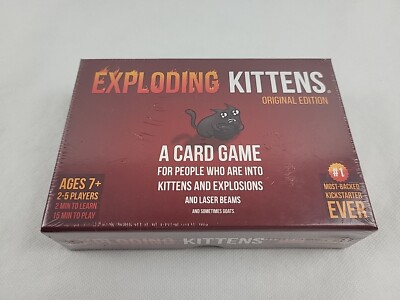 Exploding Kittens Original Edition Card Game Brand New Factory Sealed
