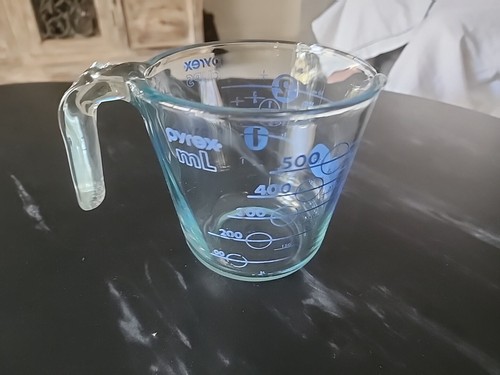 pyrex glass vintage 2 cup measuring cup 100th anniversary