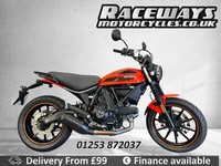 DUCATI SCRAMBLER SIXTY2 2017 ORANGE 5,284 MILES USED MOTORCYCLE SCRAMBLER 400