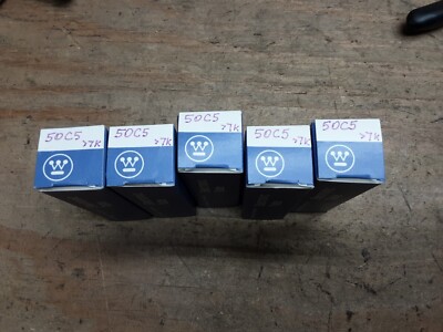 AA5 Radio Tubes - 50C5 tested