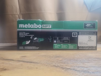 Metabo HPT G1812DFQ4M 18V MultiVolt Li-Ion 4-1/2'' Angle Grinder (Tool Only) New