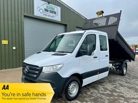 2022 Mercedes-Benz Sprinter 3.5t Progressive Crew Cab Tipper CHASSIS CAB DIESEL 