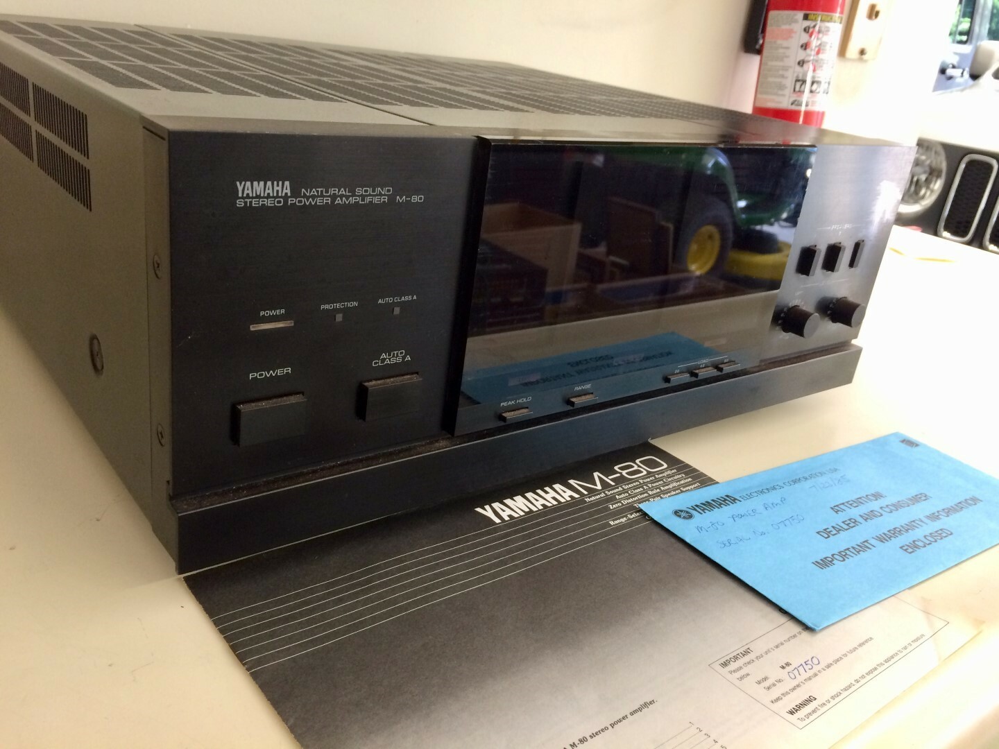 Yamaha M-80 Natural Sound Stereo Power Amplifier - VINTAGE