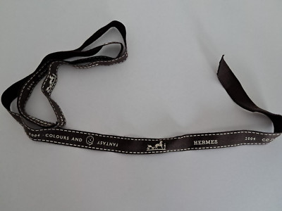 RUBAN HERMES 2004 COULEURS ET FANTAISIE 1m67 coton luxe authentique NEUF