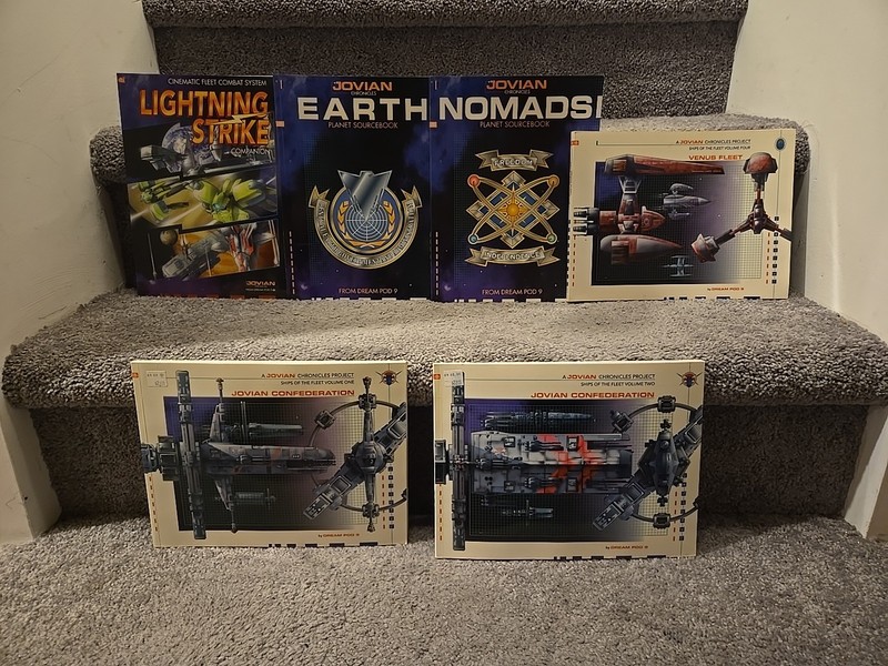 Jovian Chronicles 6 Book Lot -- Planet Sourcebooks, Ships of